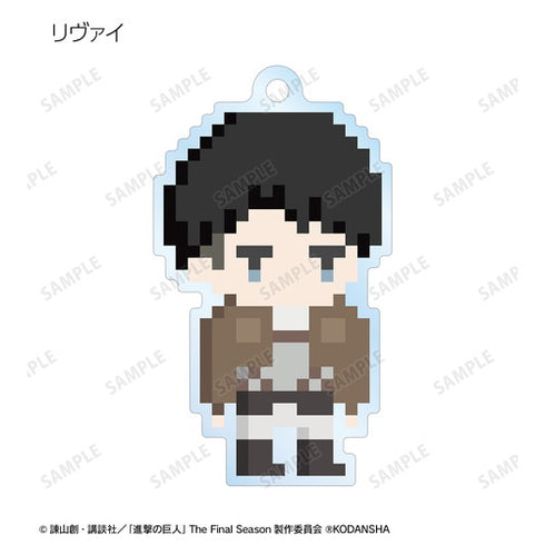 『進撃の巨人』トレーディングアクリルキーホルダー(ワンナイト人狼コラボドット 絵ver.) BOX