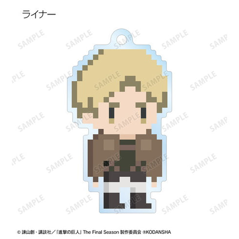 『進撃の巨人』トレーディングアクリルキーホルダー(ワンナイト人狼コラボドット 絵ver.) BOX