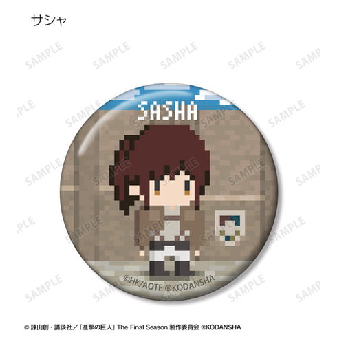 『進撃の巨人』トレーディング缶バッジ(ワンナイト人狼コラボドット絵ver.)BOX