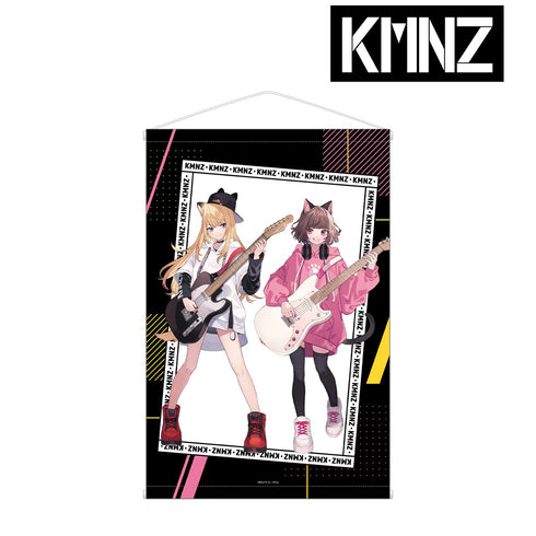 『KMNZ』描き下ろしイラスト 集合 ギター演奏ver. A1タペストリー