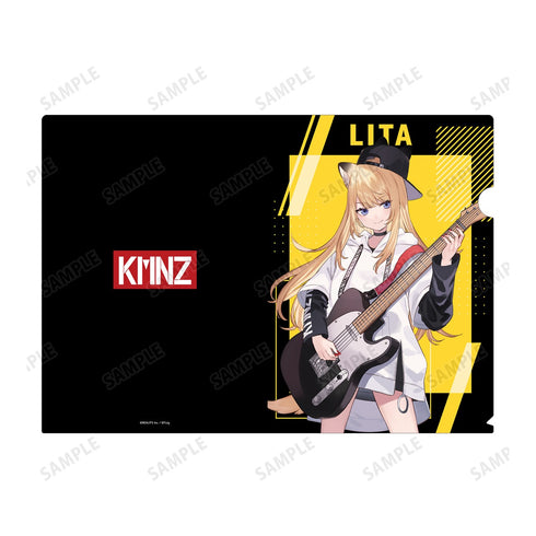 『KMNZ』描き下ろしイラスト LITA ギター演奏ver. クリアファイル