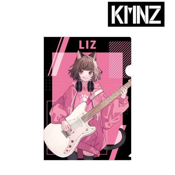『KMNZ』描き下ろしイラスト LIZ ギター演奏ver. クリアファイル