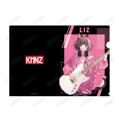 『KMNZ』描き下ろしイラスト LIZ ギター演奏ver. クリアファイル
