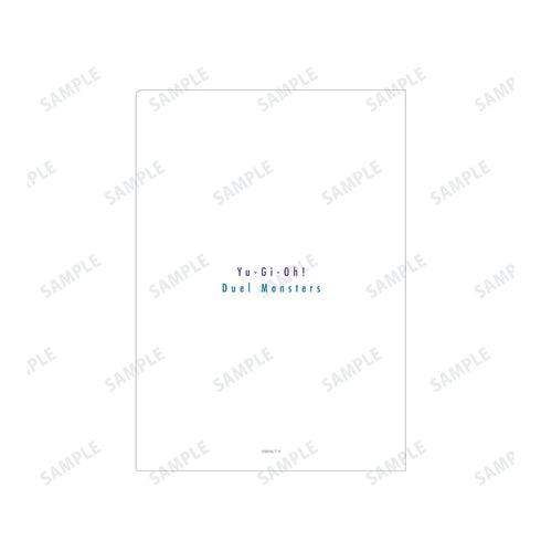 "Yu-Gi-Oh! Duel Monsters" Yami Yugi & Seto Kaiba Ani-Art aqua label Clear File