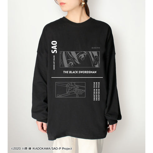 『ソードアート・オンライン』キリト BIGシルエットロングTシャツ