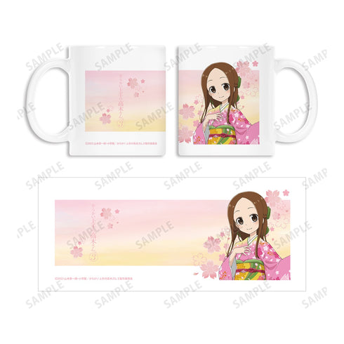 『からかい上手の高木さん3』描き下ろしイラスト 高木さん 桜和装ver. マグカップ