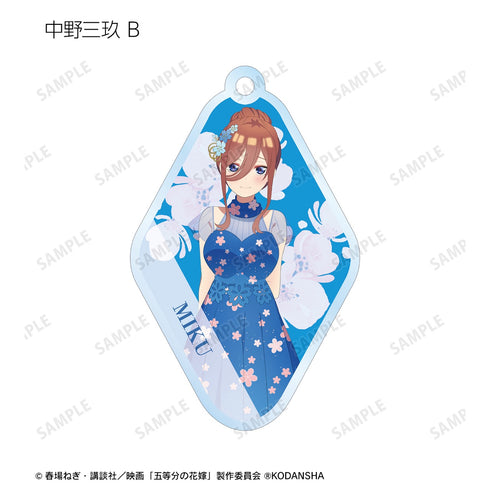 『映画 五等分の花嫁』描き下ろしイラスト トレーディングアクリルキーホルダー 桜ドレス ver. BOX