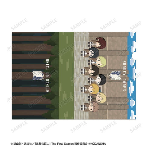 『進撃の巨人』クリアファイル(ワンナイト人狼コラボドット絵ver.)