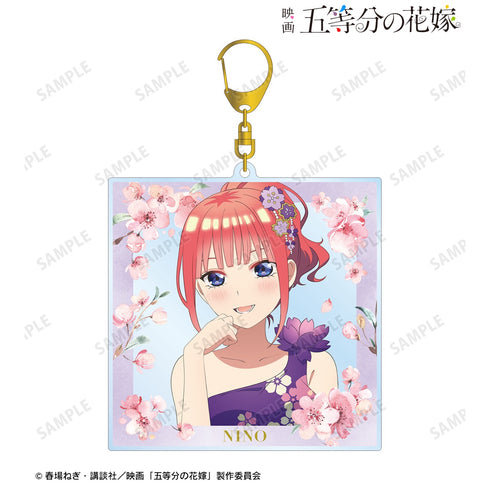 『映画 五等分の花嫁』中野二乃 描き下ろしイラスト 桜ドレスver. BIGアクリルキーホルダー