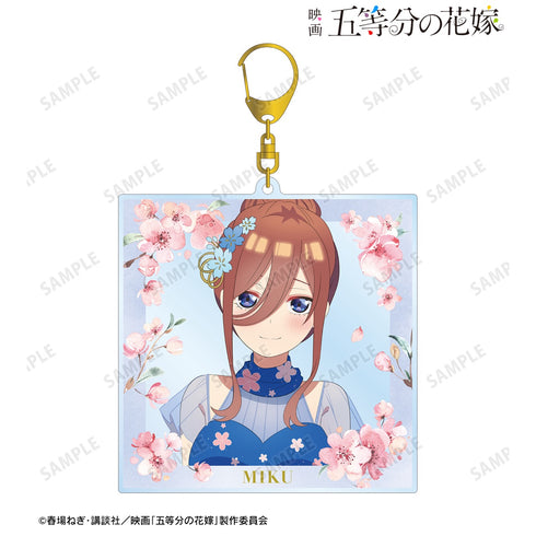 『映画 五等分の花嫁』中野三玖 描き下ろしイラスト 桜ドレスver. BIGアクリルキーホルダー