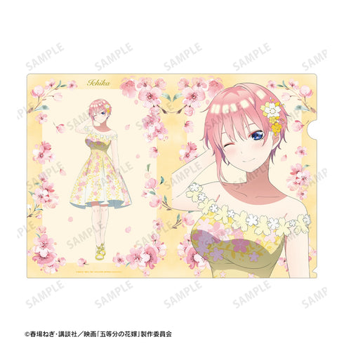 『映画 五等分の花嫁』中野一花 描き下ろしイラスト 桜ドレスver. クリアファイル