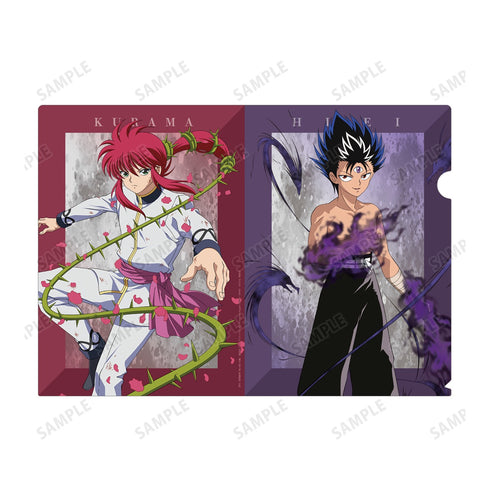 『幽☆遊☆白書』描き下ろしイラスト 飛影&蔵馬 暗黒武術会ver. クリアファイル