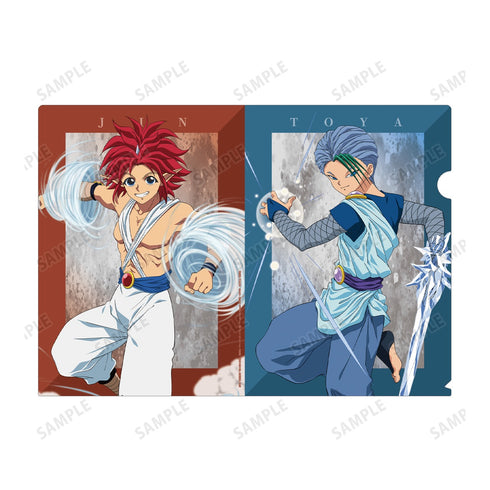 『幽☆遊☆白書』描き下ろしイラスト 凍矢&陣 暗黒武術会ver. クリアファイル