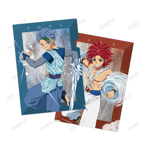 『幽☆遊☆白書』描き下ろしイラスト 凍矢&陣 暗黒武術会ver. クリアファイル