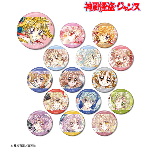 『神風怪盗ジャンヌ』トレーディング 表紙イラスト 缶バッジ BOX