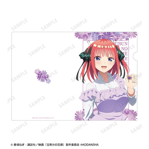 『映画 五等分の花嫁』中野二乃 描き下ろしイラスト 制服エプロンver. クリアファイル