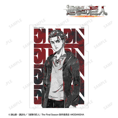『進撃の巨人』エレン Ani-Art BLACK LABEL クリアファイル