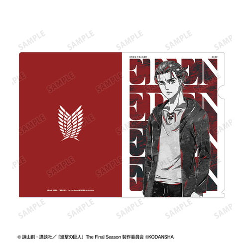 『進撃の巨人』エレン Ani-Art BLACK LABEL クリアファイル