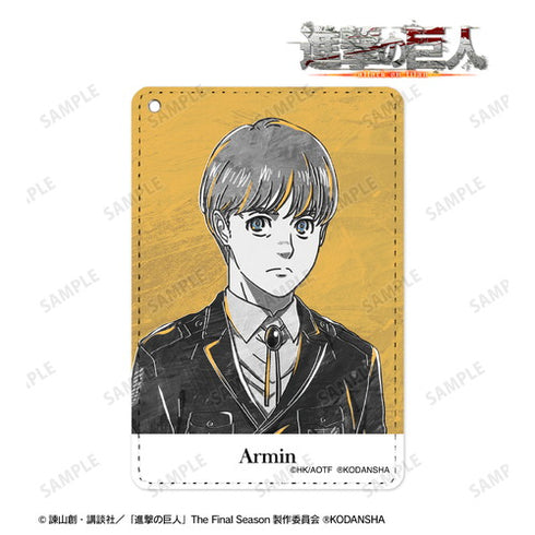 『進撃の巨人』アルミン Ani-Art BLACK LABEL 1ポケットパスケース