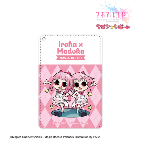 『マギアレコード 魔法少女まどか☆マギカ外伝』マギア☆レポート いろはちゃん&まどか先輩 1ポケットパスケース