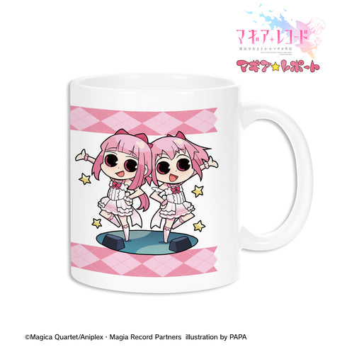 『マギアレコード 魔法少女まどか☆マギカ外伝』マギア☆レポート いろはちゃん&まどか先輩 マグカップ