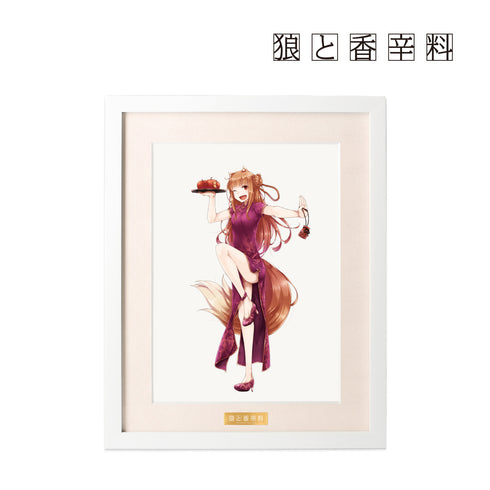 『狼と香辛料』文倉十先生 描き下ろしイラスト ホロ チャイナドレスver. キャラファイングラフ