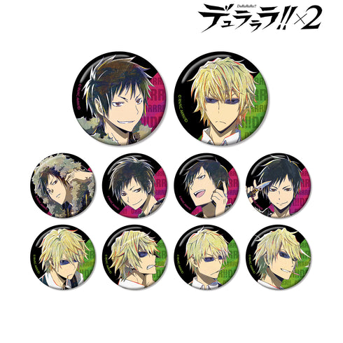 『デュラララ!!×2』トレーディング Ani-Art 臨也&静雄 缶バッジ BOX