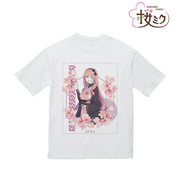 "Hatsune Miku Series: Sakura Miku" Original Illustration: Megurine Luka Art by kuro BIG Silhouette T-Shirt