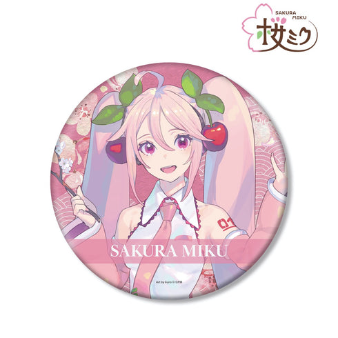 『初音ミクシリーズ 桜ミク』描き下ろしイラスト 桜ミク Art by kuro BIG缶バッジ