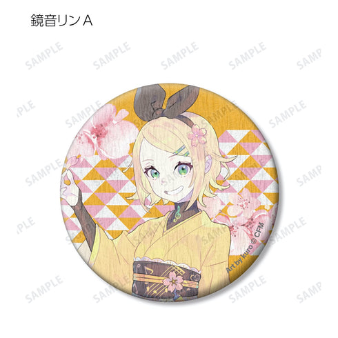 『初音ミクシリーズ 桜ミク』描き下ろしイラスト Art by kuro トレーディング和紙缶バッジ BOX
