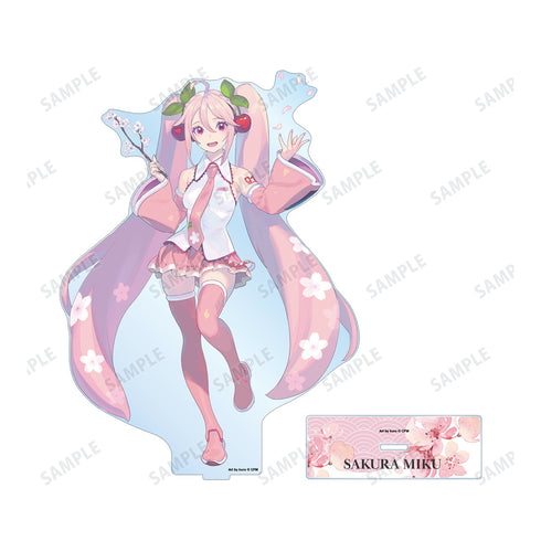 『初音ミクシリーズ 桜ミク』描き下ろしイラスト 桜ミク Art by kuro 1/7スケールBIGアクリルスタンド