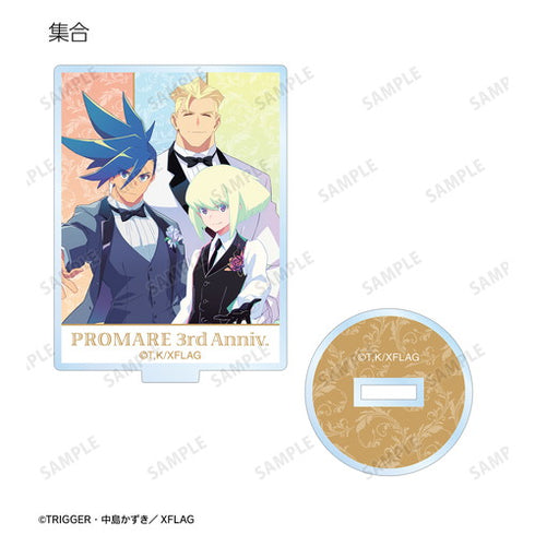 "Promare" Original Illustration 3rd Anniversary Trading Acrylic Stand Box