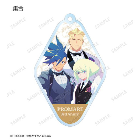"Promare" Original Illustration 3rd Anniversary Trading Acrylic Keychain Box