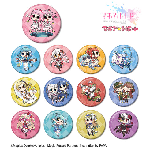 『マギアレコード 魔法少女まどか☆マギカ外伝』マギア☆レポート トレーディング缶バッジ vol.3 BOX