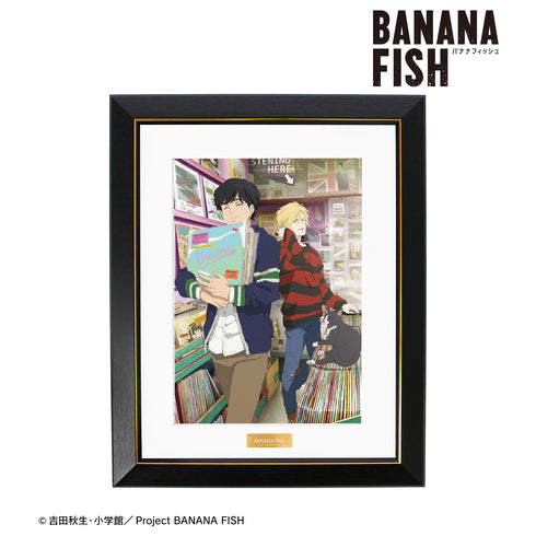 『BANANA FISH』描き下ろしイラスト アッシュ・リンクス&奥村英二 レコードショップver. キャラファイングラフ