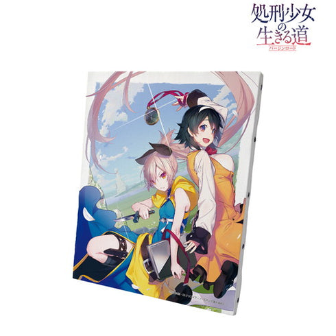 『処刑少女の生きる道(バージンロード)』メノウ&アカリ 原作イラスト キャンバスボード