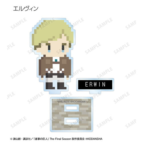 『進撃の巨人』トレーディングアクリルスタンド(ワンナイト人狼コラボドット絵 ver.)BOX
