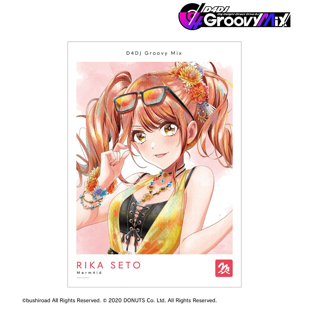 D4DJ Groovy Mix』瀬戸リカ Ani-Art aqua label 第2弾 A3マット