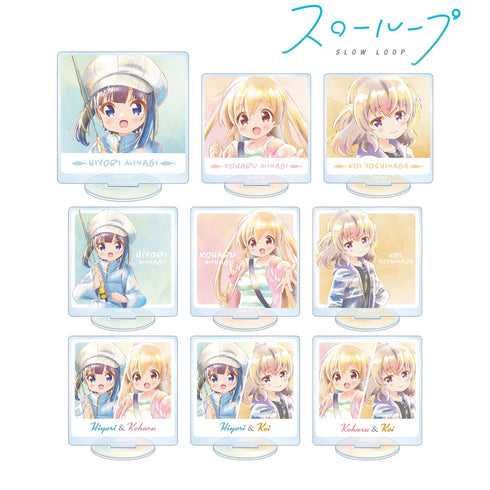 『スローループ』トレーディング Ani-Art aqua label アクリルスタンド BOX