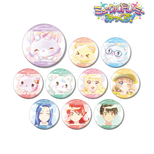 "Myu-Kuru Dreamy Mix!" Trading Ani-Art Aqua Label Pin Badge Box