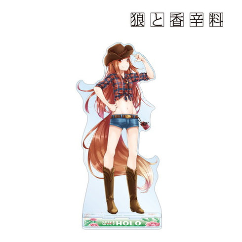 『狼と香辛料』文倉十先生 描き下ろしイラスト ホロ ウェスタンガールver. 1/7ス ケール BIGアクリルスタンド