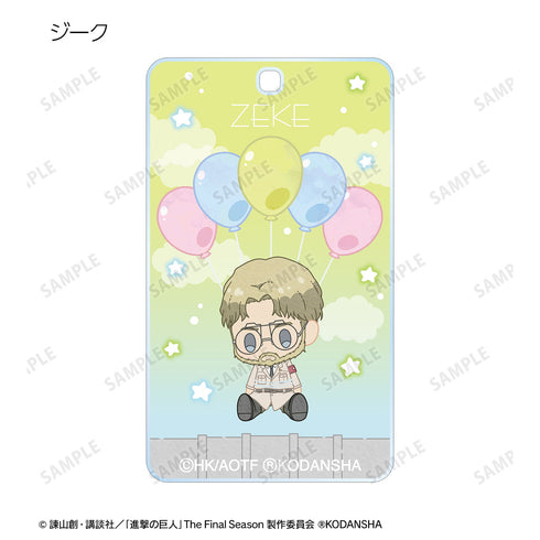 "Attack on Titan" Trading POPOON Square Acrylic Keychain Box