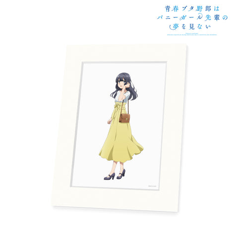 『青春ブタ野郎はバニーガール先輩の夢を見ない』描き下ろしイラスト 牧之原翔子 キャラファインマット