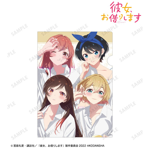『彼女、お借りします』描き下ろしイラスト 集合 彼シャツver. クリアファイル