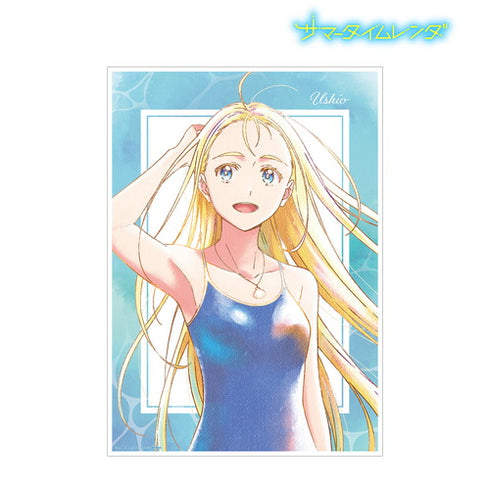 "Summertime Render" Ani-Art aqua label A3 Matte-Finish Poster: Shio Kobune