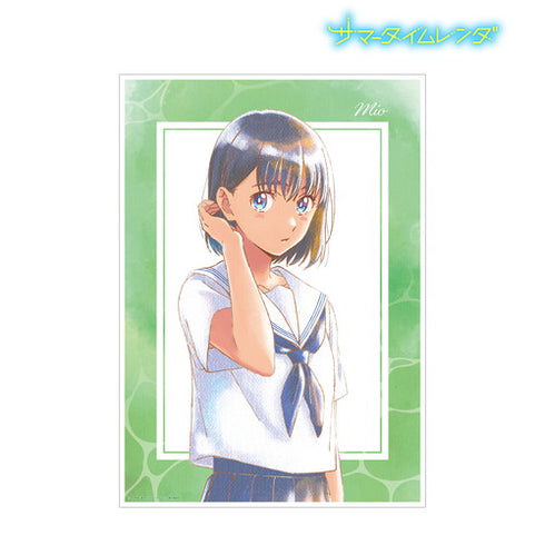 "Summertime Render" Ani-Art aqua label A3 Matte-Finish Poster: Mio Kobune
