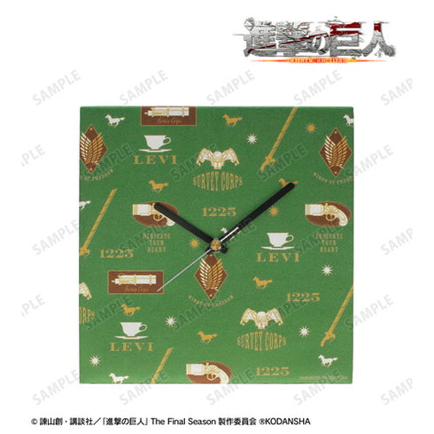"Attack on Titan" Levi Fabric Wall Clock