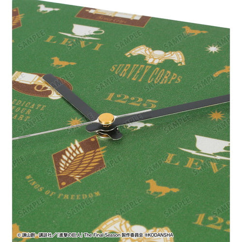 "Attack on Titan" Levi Fabric Wall Clock