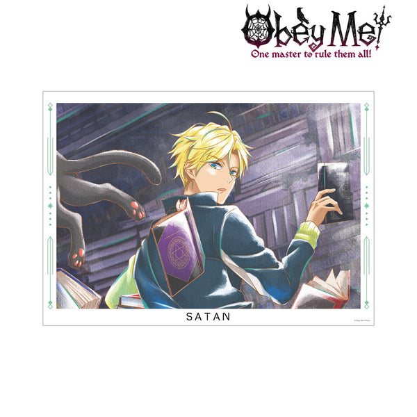『Obey Me!』サタン Ani-Art aqua label A3マット加工ポスター