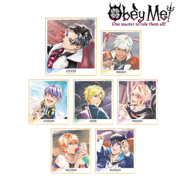 『Obey Me!』トレーディング Ani-Art aqua label ミニ色紙 BOX